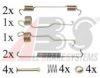 OJD 0804 Accessory Kit, brake shoes